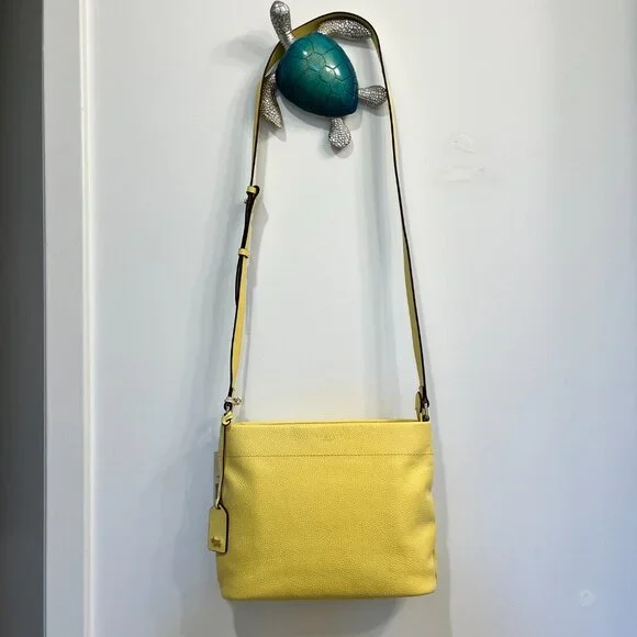 Radley London Rivington Medium Crossbody Bag Yellow - NEW WITH COSMETIC DEFECT - Picture 3 of 11